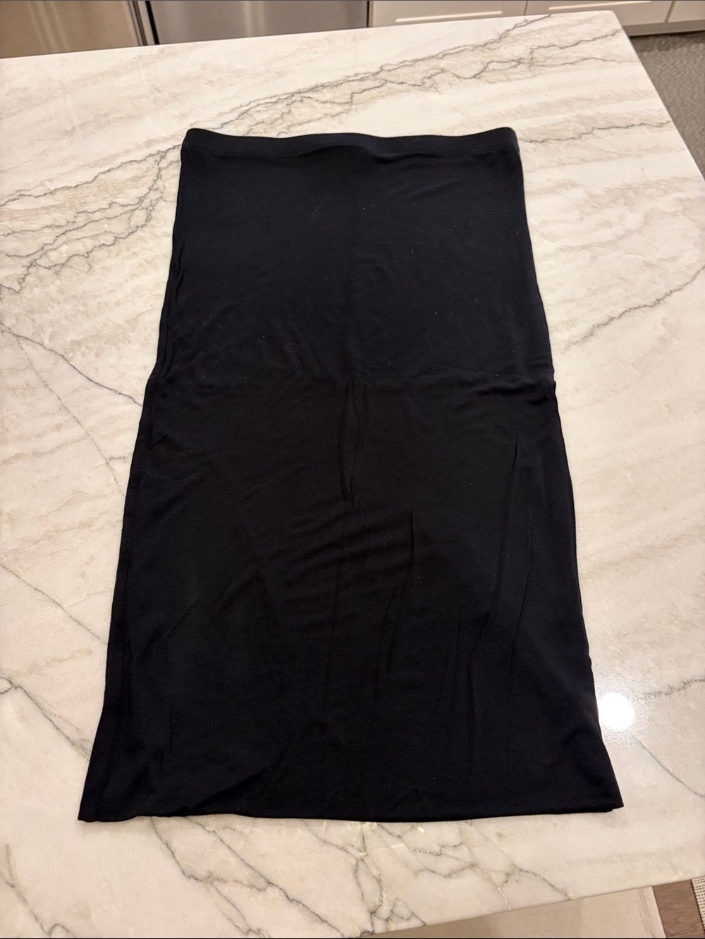 bobeau T-Shirt Black Pencil Midi Skirt SZ S